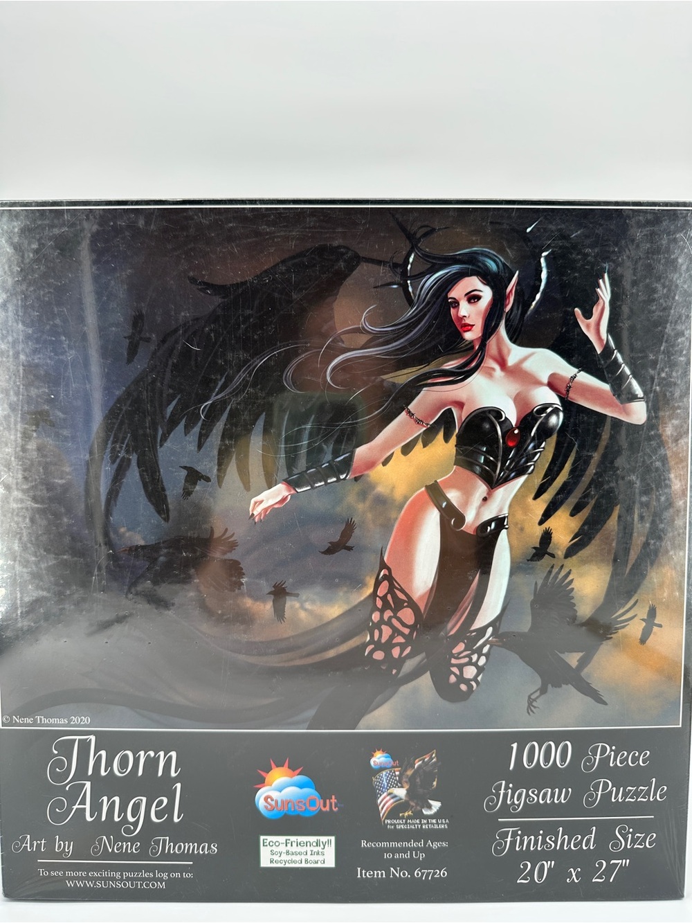 THORN ANGEL by Nene Thomas - SunsOut 1000 Pcs FANTASY Puzzle 20” x 27” Sealed